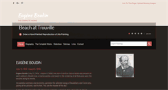 Desktop Screenshot of eugeneboudin.org